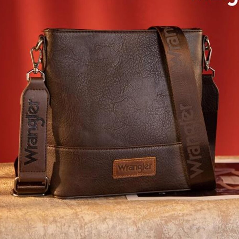 Wrangler Crossbody Purses for Women Two Tone Crossbody Bags Women Purses and - Picture 3 of 7